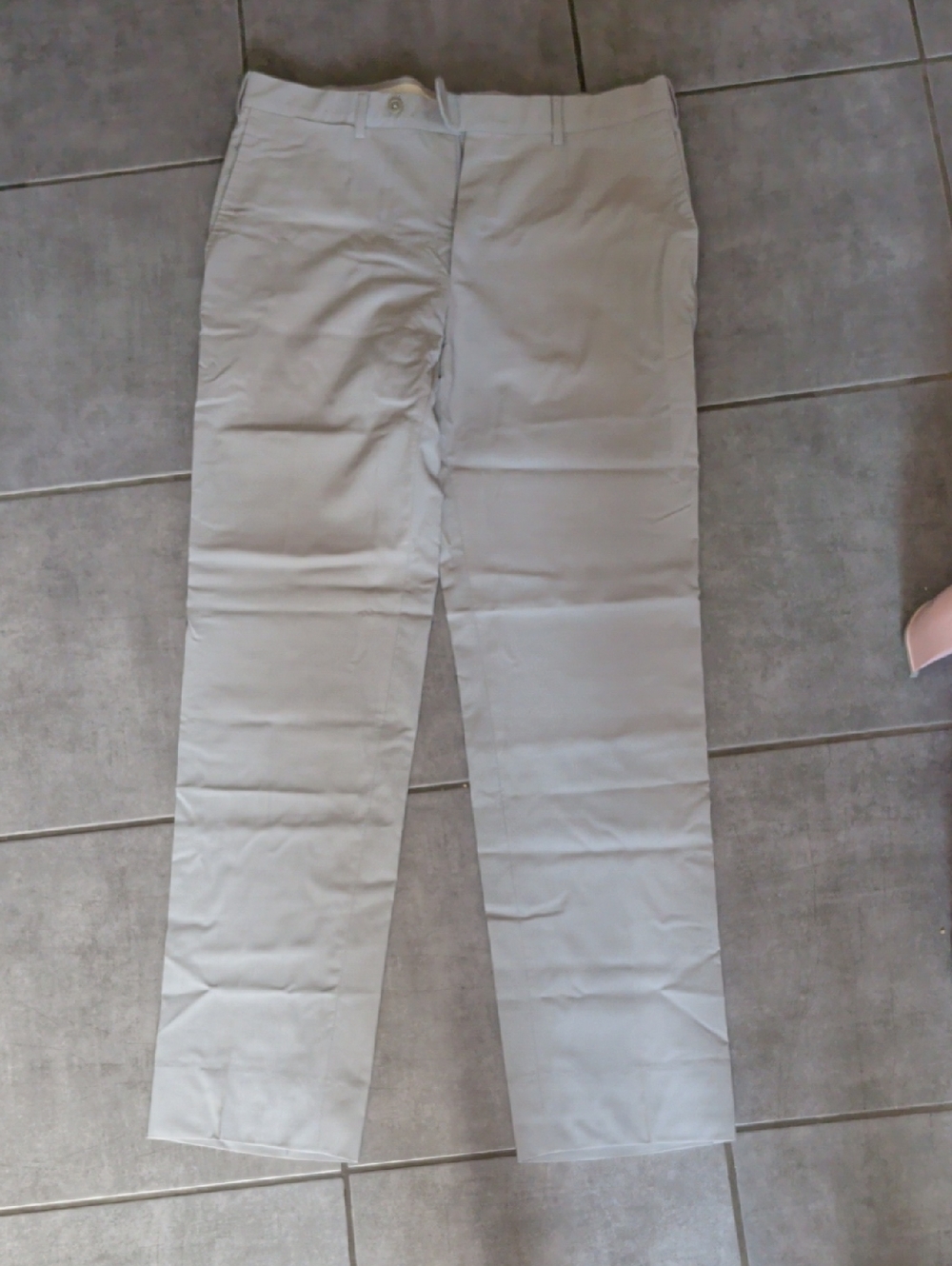 100% Wool Ermenegildo Zegna Straight Dress Trousers